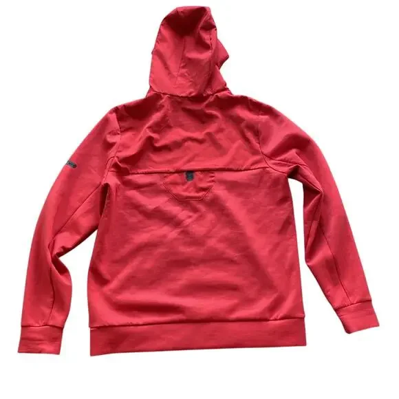 UNDER ARMOUR Full Zip Hooded Jacket Mens Sz Large Red - Picture 5 of 5